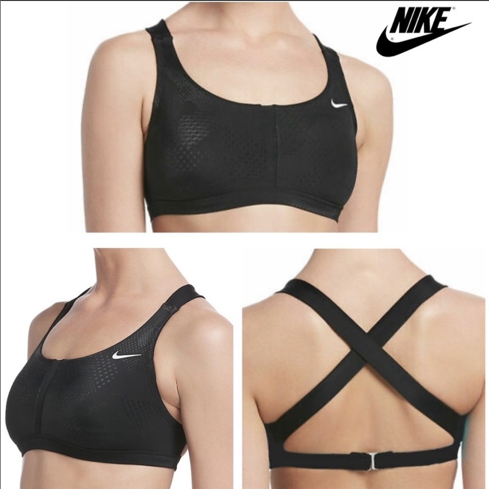 NWT! Nike optic Camo cross back bikini top Small